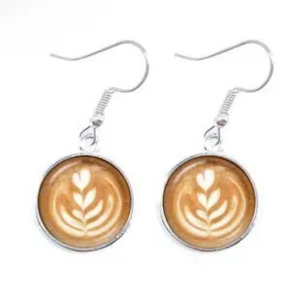 Coffe Latte?Art?Earrings
